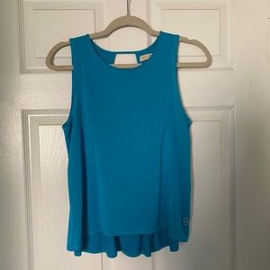 Athletic high low cutout yoga tank top
